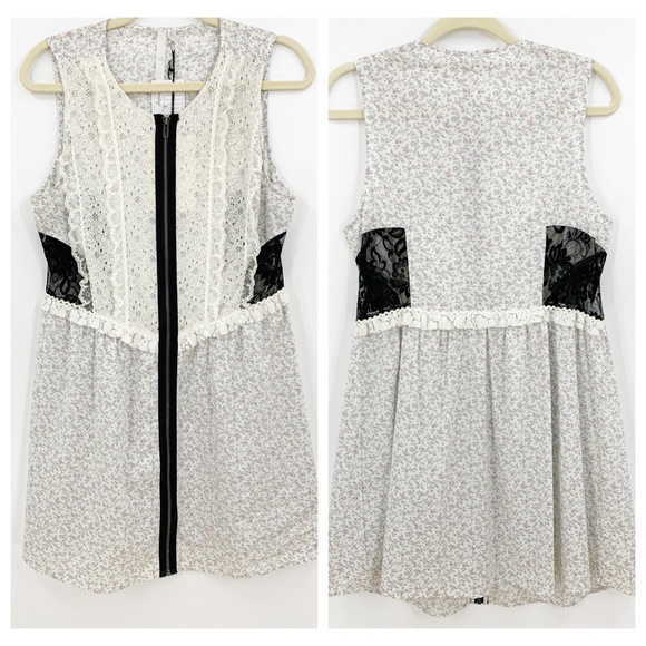 Reformation Dresses & Skirts - Urban Outfitters X Reformation Lace Panel Ditsy Floral Sleeveless Dress …
